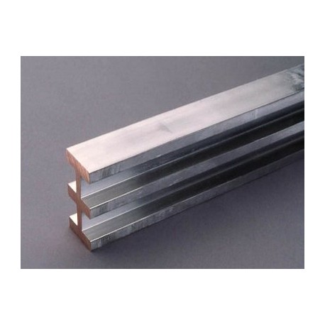 01189 - 01189 WÖHNER T triple profile bar, 1,140mm2, 2500A, 0.65mt, tinned copper