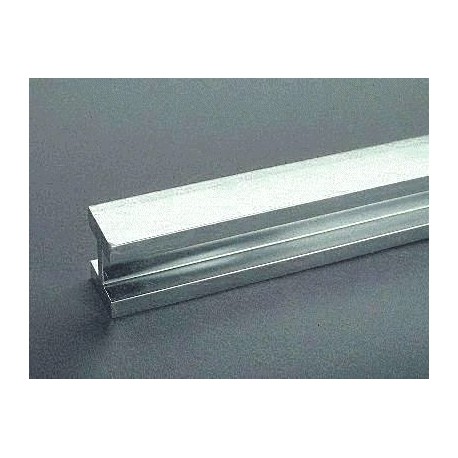 01190 - 01190 WÖHNER Double profile bar T, 720mm2, 1600A, 3.60mt, tinned copper