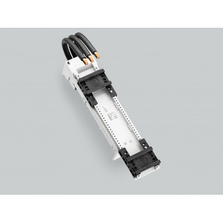 32663 - 32663 WÖHNER EQUES 60Classic 80A adapter, 1 adjustable DIN rail and 1 special Siemens S2 rail, 54x260 wired ..