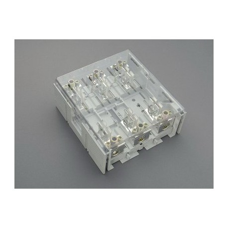 33308 - 33308 WÖHNER Class J fuse holder, panel mount, 201-400 A, 3p 54x181
