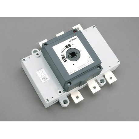 33433 - 33433 WÖHNER CAPUS Panel, 3P load cut switch without lever, 800A, M10 screw