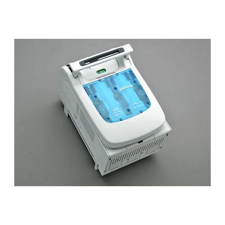 33510 - 33510 WÖHNER QUADRON 60Classic, load cut switch, with NH1, 250A, 3p fuses, connection down, sist. 60mm