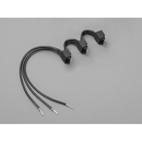 36903 - 36903 WÖHNER Connector with cable connection to join 3 MOTUS on DIN rail