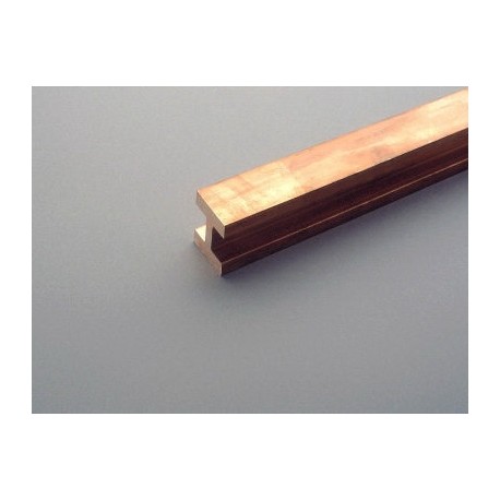 01229 - 01229 WÖHNER Double profile bar T, 720mm2, 1600A, 3.60m, red copper