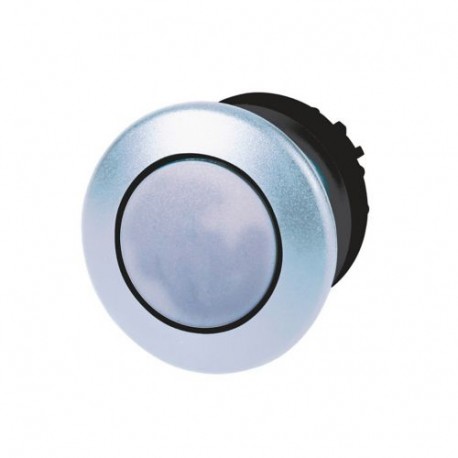 M22-DPL-W - M22-DPL-W 173704 Y7-173704 EATON ELECTRIC Mushroom push-button 22 mm Return White Luminous Titanium Ring