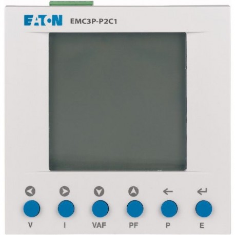 EMC3P-P2C1 - EMC3P-P2C1 EATON ELECTRIC Meter, 3P, Panel, ModB, 5A CT, MID