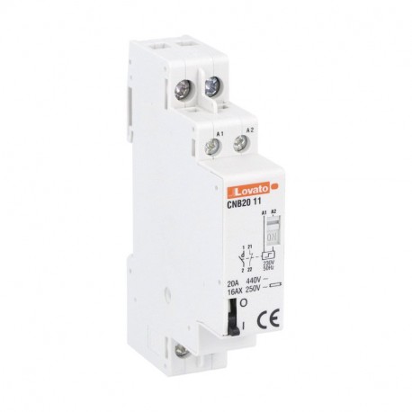 CNB2011230 - CNB2011230 LOVATO LATCHING RELAY 1M 20A AC1 1P+NC 230V