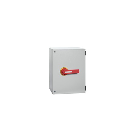 GLZM0200 - GLZM0200 LOVATO 3P SWITCH 200A-MET ENCL-R/Y HANDLE