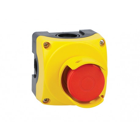 LPZP1B5611 - LPZP1B5611 LOVATO Yellow keypad with keyed mushroom button LPCB6744 with prot. Lock