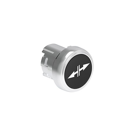 LPSB1502 - LPSB1502 LOVATO Metallic Pushbutton Black with left arrow symbol./drcha.