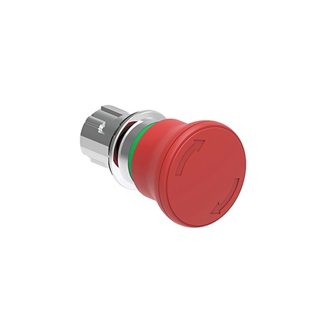 LPSB6644 - LPSB6644 LOVATO Metal Mushroom lock, unlocking by rotation according to ISO 13850 Ø 40mm Red
