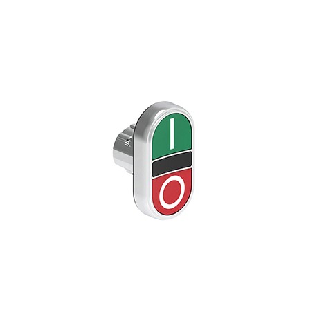 LPSB7123 - LPSB7123 LOVATO Double Metal Pushbutton with 2 standard pushbuttons with I-0 Green/Red symbol