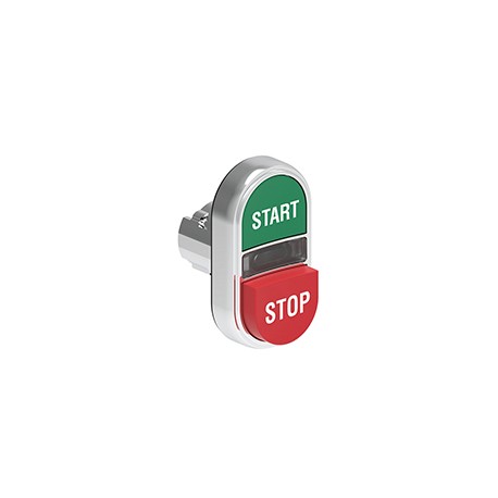 LPSBL7233 - LPSBL7233 LOVATO Double Metallic Luminous Pushbutton with 1 protruding button and 1 STAR/STOP Green/Red grade
