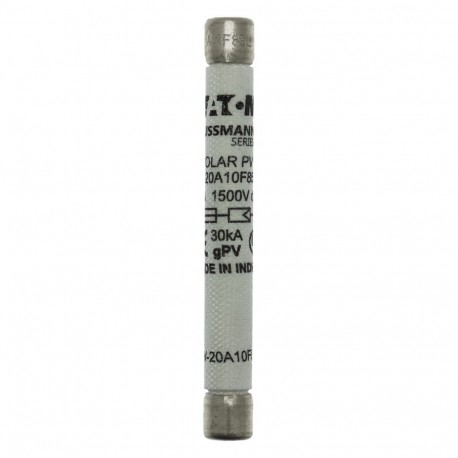 PV-20A10F85L - PV-20A10F85L EATON ELECTRIC Fuse-link, high speed, 100 A, DC 1000 V, NH1, gPV, UL PV, UL, IEC, dual indicato..