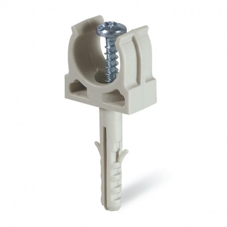 860.2020 - 860.2020 SCAME SNAP CLIPS W/PLUG & SCREW Ø20mm GREY