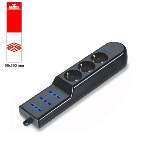 999.10231N - 999.10231N SCAME 6 OUTLET SOCKET BLISTER PACKED