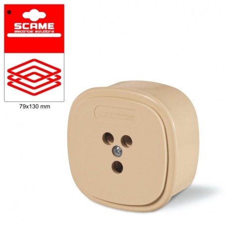 999.10584 - 999.10584 SCAME TELEPHONE SOCKET BLISTER PACKED