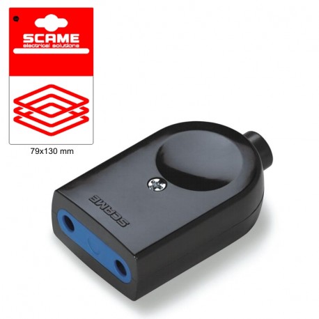 999.12310N - 999.12310N SCAME BLUELINE SOCKET 2P+E 10A BLISTER PACKED