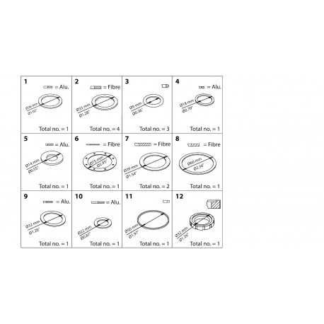027F0555 - 027F0555 DANFOSS REFRIGERATION PMC 20 Repair kit