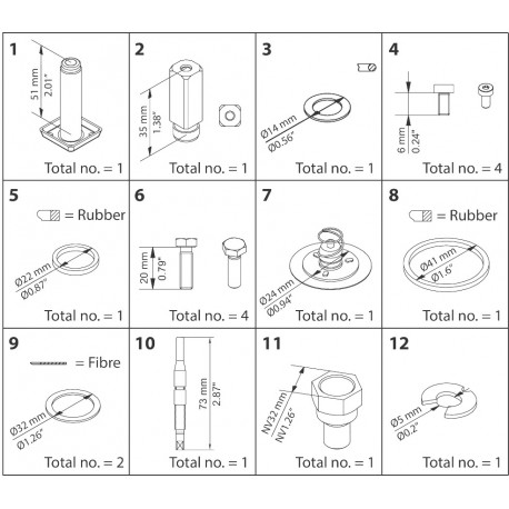 032F2321 - 032F2321 DANFOSS REFRIGERATION Overhaul kit EVRAT 10