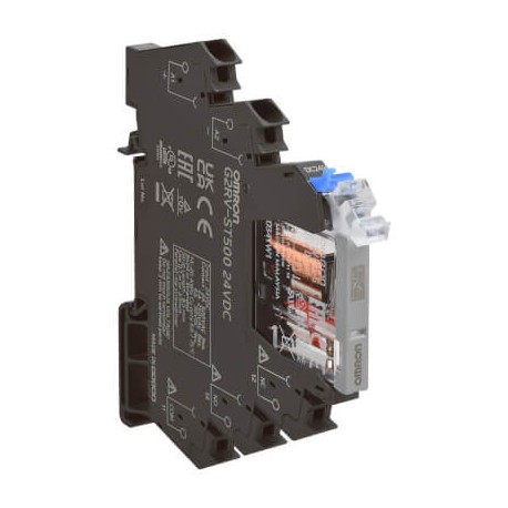 G2RV-ST500 24VAC/DC - G2RV-ST500 24VAC/DC G2RV8201H G2RVST500ACDC24BYOMB OMRON SPDT 6A Borna Relay+Base Push-in+ 24Vac/dc