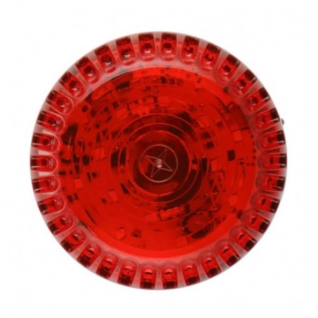 SO/LED/R/SW - SO/LED/R/SW 531057FULL-1130X EATON ELECTRIC SO/LED/R/SW Solex LED beacon, Red lens, Shallow white