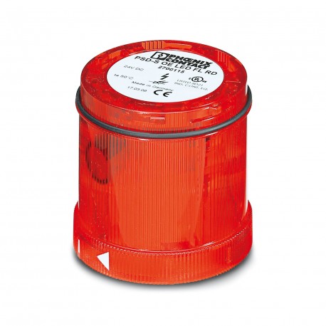 PSD-S OE LED FL RD - PSD-S OE LED FL RD 2700115 PHOENIX CONTACT LED flashing beacon element, 24 V DC, double flash, red