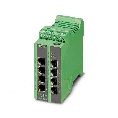 FL SWITCH LM 8TX - FL SWITCH LM 8TX 2832632 PHOENIX CONTACT Industrial Ethernet Switch