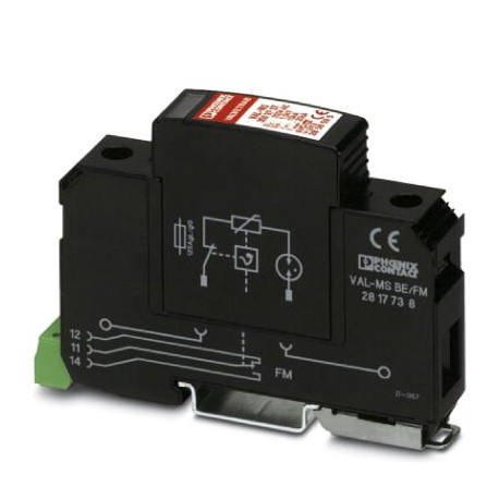 VAL-MS 350 VF/FM - VAL-MS 350 VF/FM 2856579 PHOENIX CONTACT Type 2 surge arrester