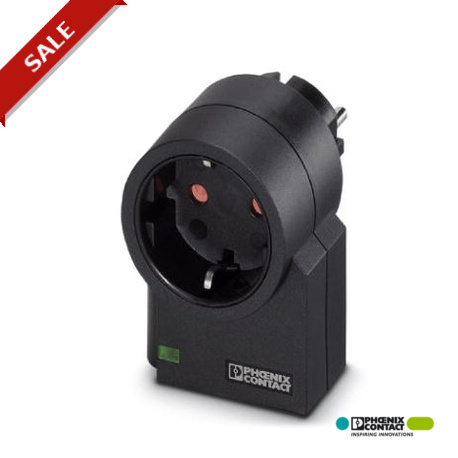 MNT-1 D - MNT-1 D 2882200 PHOENIX CONTACT Attachment plug with surge protection for mains sockets, optical power and f..