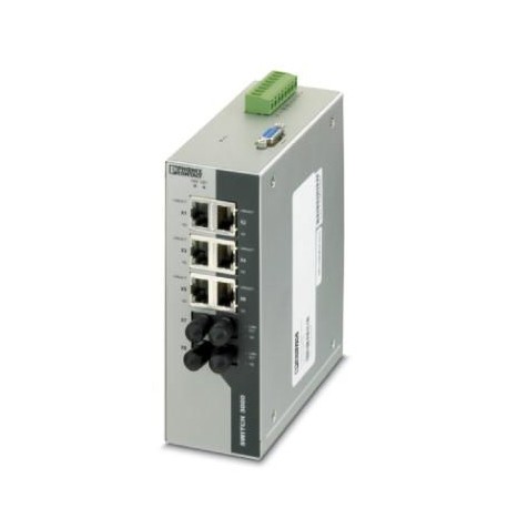 FL SWITCH 3006T-2FX ST - FL SWITCH 3006T-2FX ST 2891037 PHOENIX CONTACT Industrial Ethernet Switch