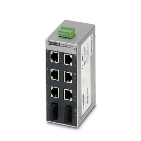 FL SWITCH SFN 6TX/2FX - FL SWITCH SFN 6TX/2FX 2891314 PHOENIX CONTACT Industrial Ethernet Switch