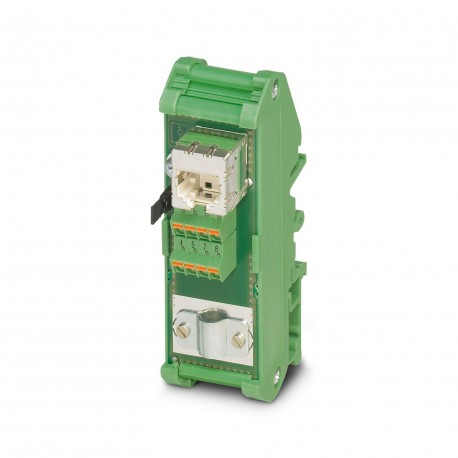 FL-PP-RJ45-SCC - FL-PP-RJ45-SCC 2901642 PHOENIX CONTACT Patch panel, one RJ45 socket to 8 spring-cage connection terminal blo..