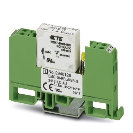 EMG 10-REL/KSR-G 24/ 2-LC AU - EMG 10-REL/KSR-G 24/ 2-LC AU 2940126 PHOENIX CONTACT Relay Module
