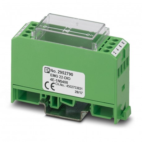 EMG 22-DIO 4E-1N5408 - EMG 22-DIO 4E-1N5408 2952790 PHOENIX CONTACT Diode block