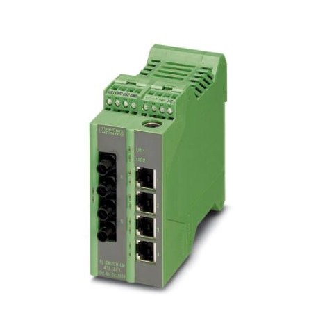 FL SWITCH LM 4TX/2FX ST-E - FL SWITCH LM 4TX/2FX ST-E 2989831 PHOENIX CONTACT Industrial Ethernet Switch