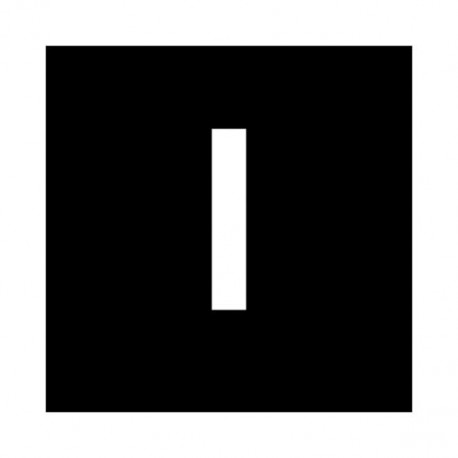 21TQ25 - 21TQ25 091586 Y7-91586 EATON ELECTRIC Button plate, black, I