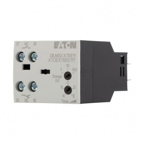 DILM32-XTEE11(RAC240) - DILM32-XTEE11(RAC240) 101442 Y7-101442 EATON ELECTRIC Timer module, 200-240VAC, 0.1-100s, on-delayed