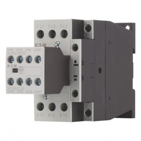 DILM32-22(230V50HZ,240V60HZ) - DILM32-22(230V50HZ,240V60HZ) 106366 Y7-106366 EATON ELECTRIC Contactor, 3p+2N/O+2N/C, 15kW/400V/AC3