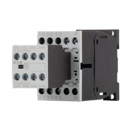 DILM7-22(24VDC) - DILM7-22(24VDC) 106367 Y7-106367 EATON ELECTRIC Contactor, 3p+2N/O+2N/C, 3kW/400V/AC3