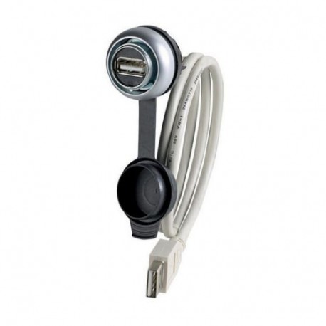 M22-USB-SA - M22-USB-SA 107412 Y7-107412 EATON ELECTRIC Front element, USB 3.0 A/A, with connection cable 0.6m