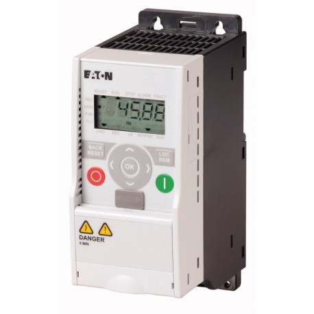 MMX12AA1D7F0-0 - MMX12AA1D7F0-0 121363 EATON ELECTRIC Variable frequency drives, 1p, 230 V, 1.7A, 0.25kW
