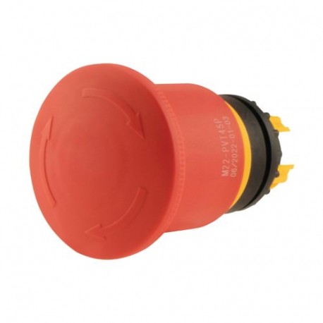 M22-PVT45P - M22-PVT45P 121462 Y7-121462 EATON ELECTRIC Emergency-stop pushbutton, D 45mm, non-illuminated, turn-release