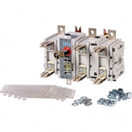 QSA315N-2/3 - QSA315N-2/3 1318548 Y8-1318548 EATON ELECTRIC Switch-disconnector-fuse, 3 pole, 315 A, rear mounting, NH1/NH2