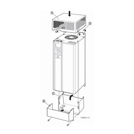 130B1187 - 130B1187 IP 21/Type 1 conversion kit, B3 DANFOSS DRIVES IP 21/Type 1 conversion kit, B3