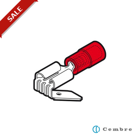 RKF-FM608 - RKF-FM608 2051692 CEMBRE RKF-FM608 PUSH ON TERMINAL