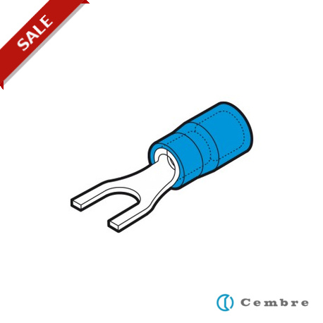 BP-U3.5/1 - BP-U3.5/1 2046516 CEMBRE BP-U3.5/1 FORK TERMINAL