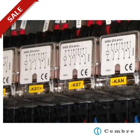 46932N - 46932N 4113157 CEMBRE LABEL MG-VYT (15X17 WH)