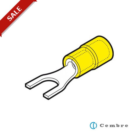 GF-U4 - GF-U4 2054650 CEMBRE GF-U4 FORK TERMINAL