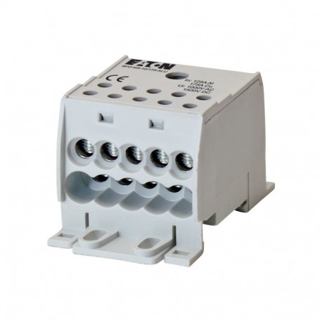 BPZ-KB-10/175-ALU - BPZ-KB-10/175-ALU 102707 Y7-102707 EATON ELECTRIC Terminal block 1 pole, 175A, 10 output terminals, ALU